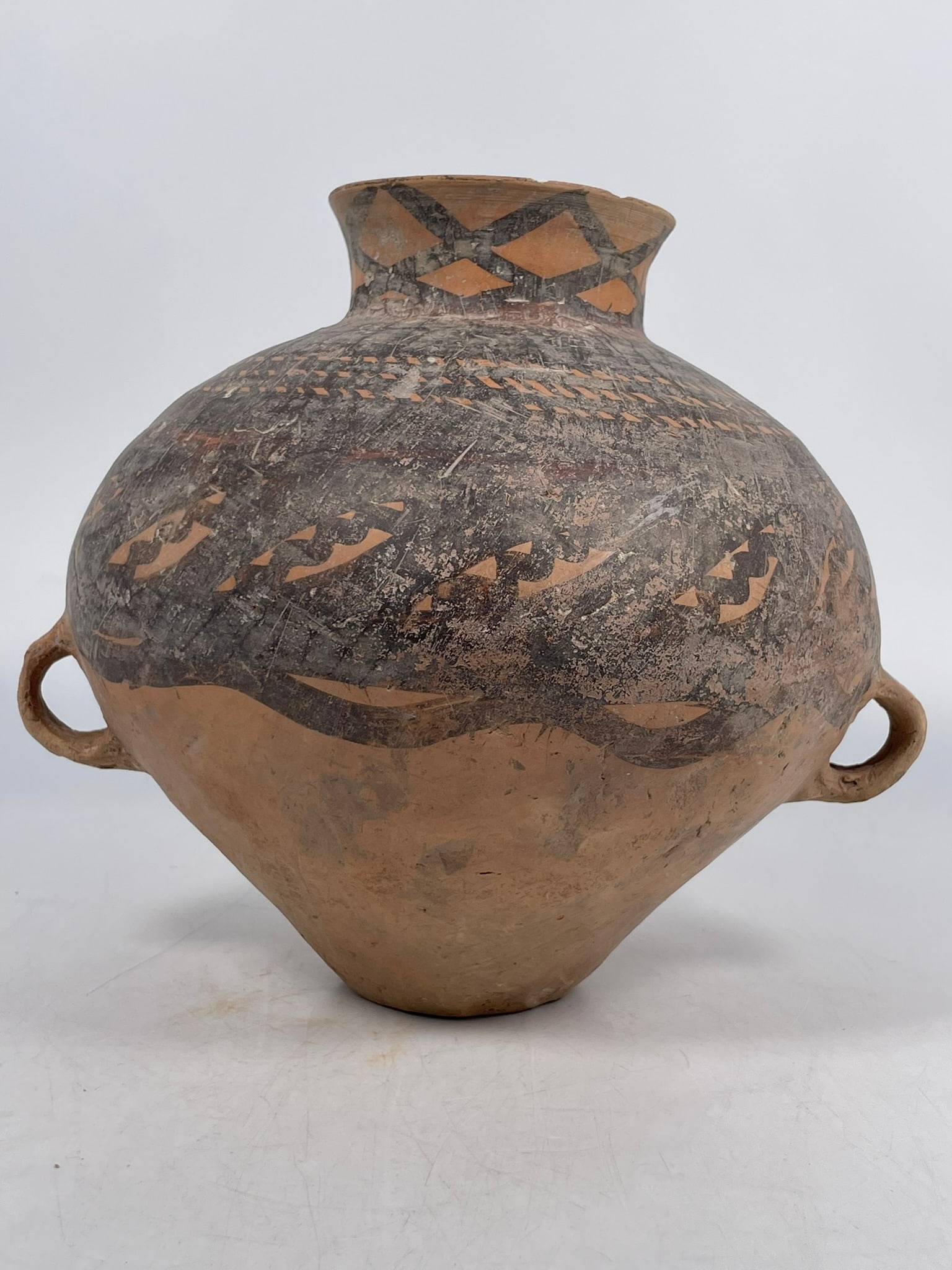 Bonhams & Butterfields Provenance: A Chinese Painted Pottery Jar, Neolithic Period, Majiayao (1 of 18)