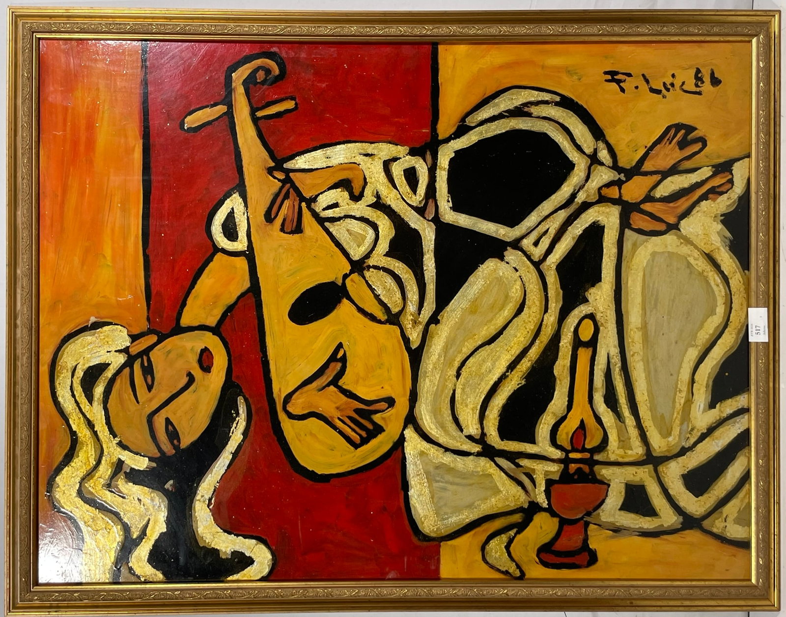 A Vietnamese Lacquer Painting of a Lady, Pham Luc (1 of 14)