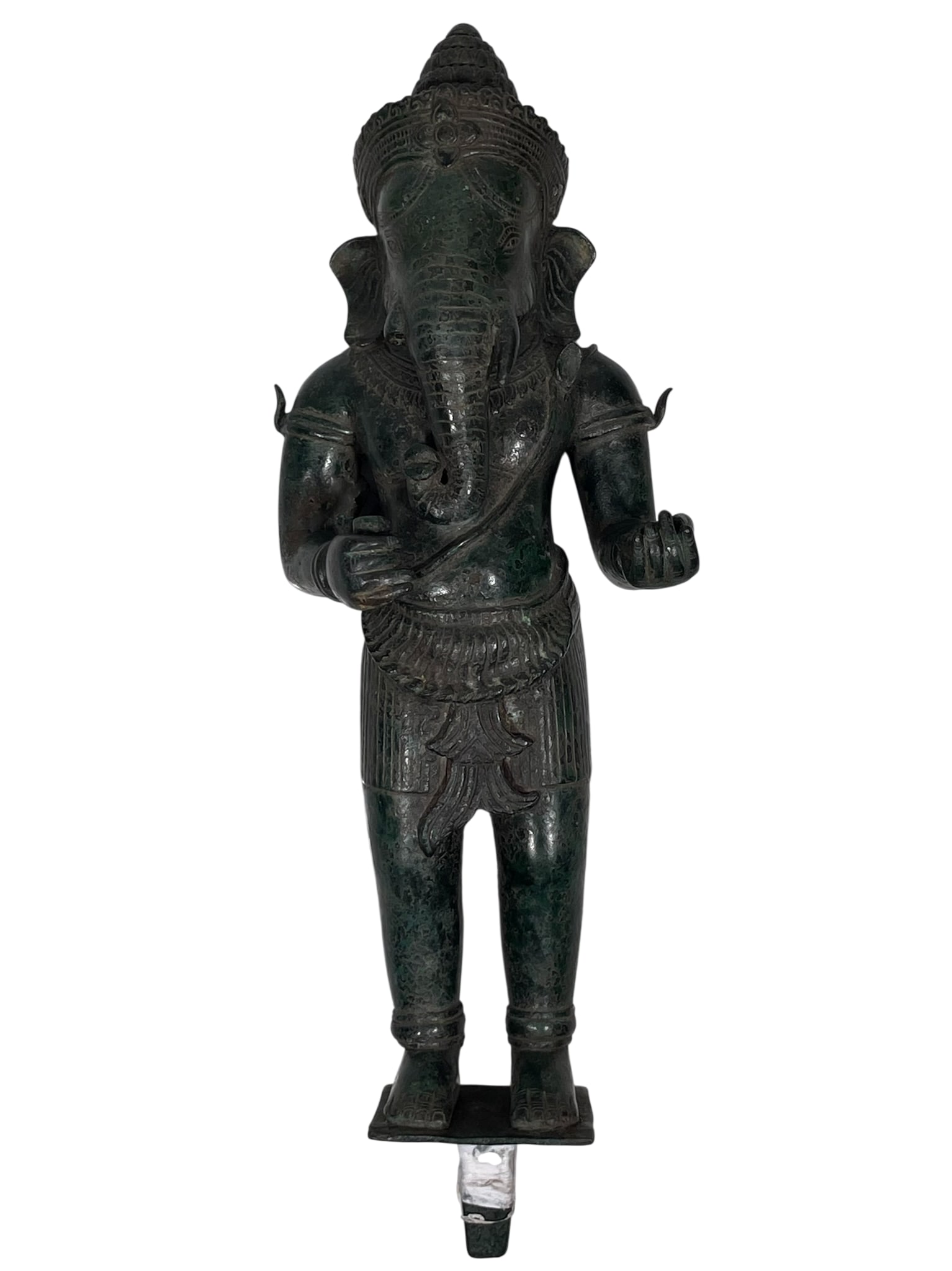 A Khmer-Style Bronze Figure of Ganesha (1 of 15)