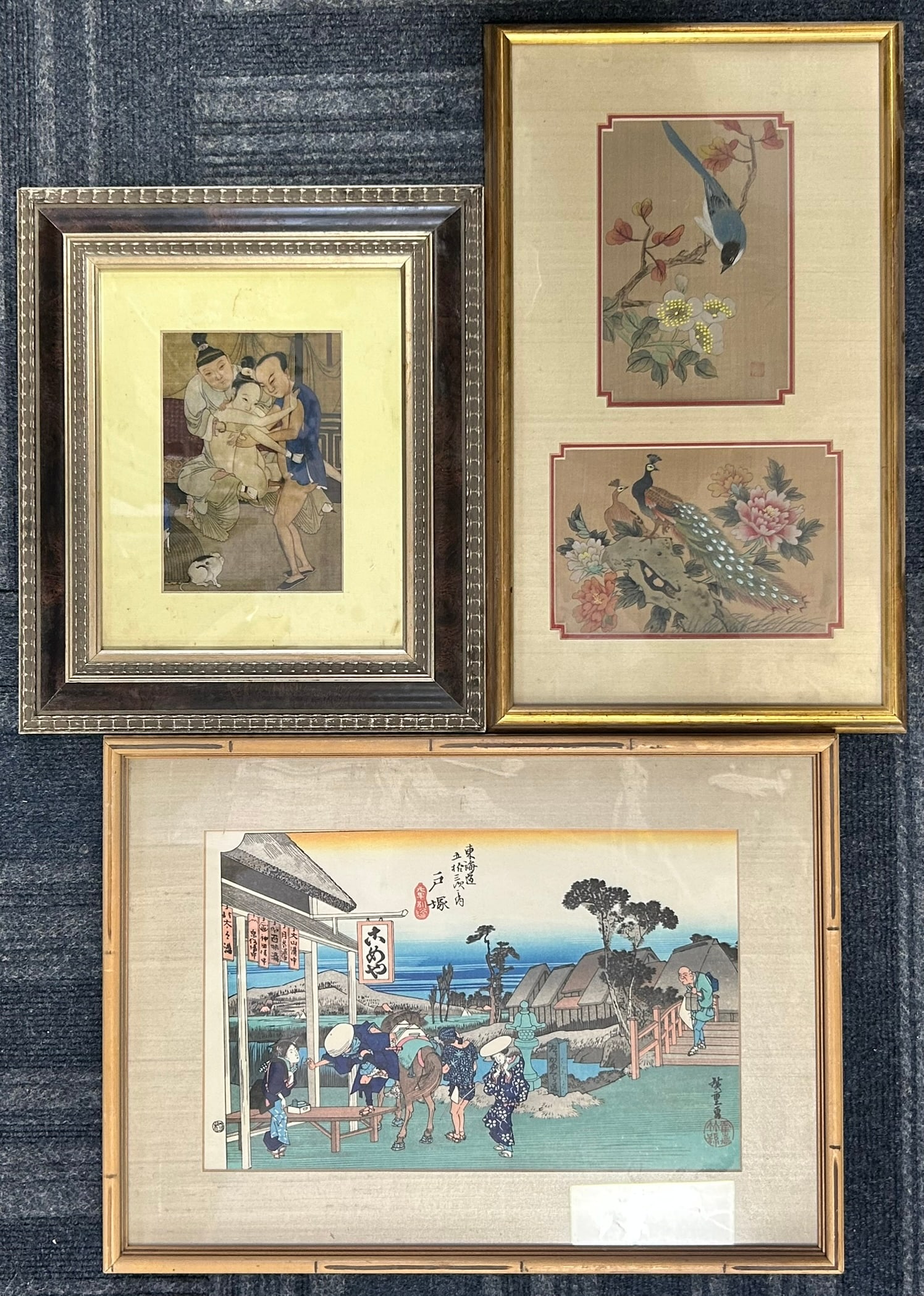 A Group of Three Asian Prints (1 of 9)