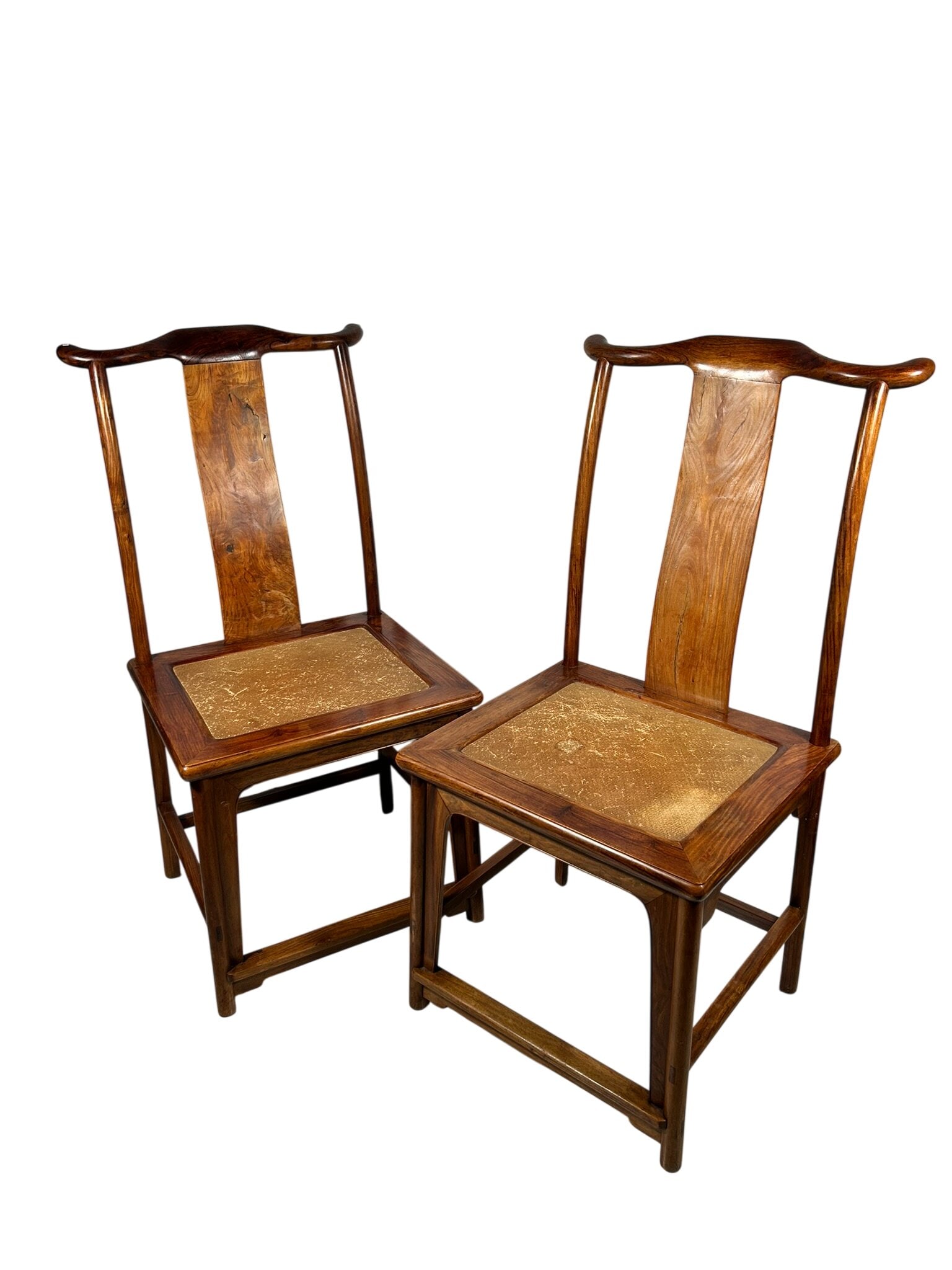 A Pair of Chinese Huanghuali Side Chairs (1 of 16)