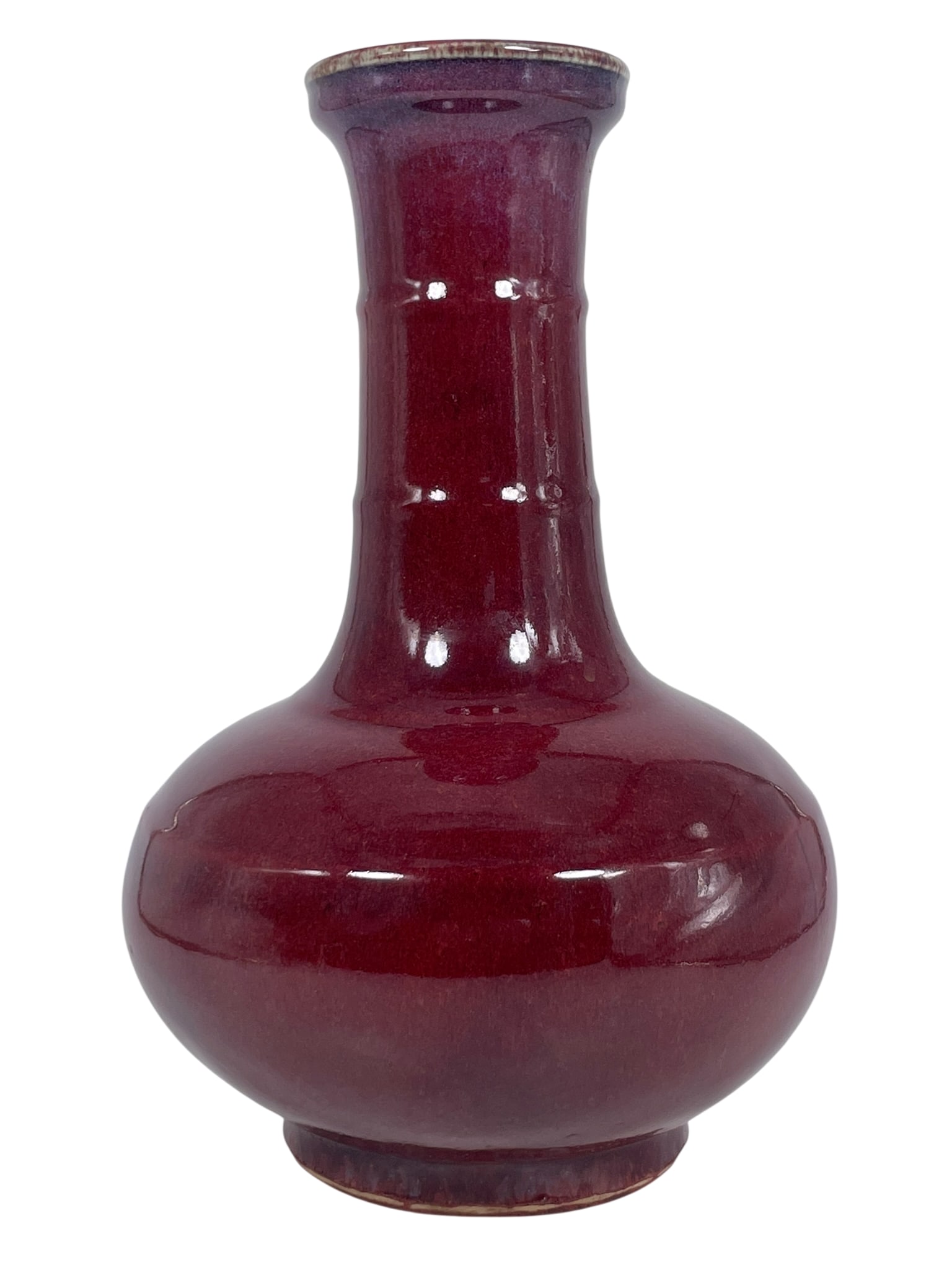 A Chinese Red-Glazed Porcelain Vase (1 of 12)
