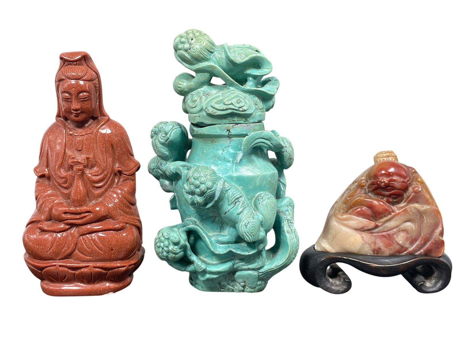 Three Chinese Carvings (1 of 9)