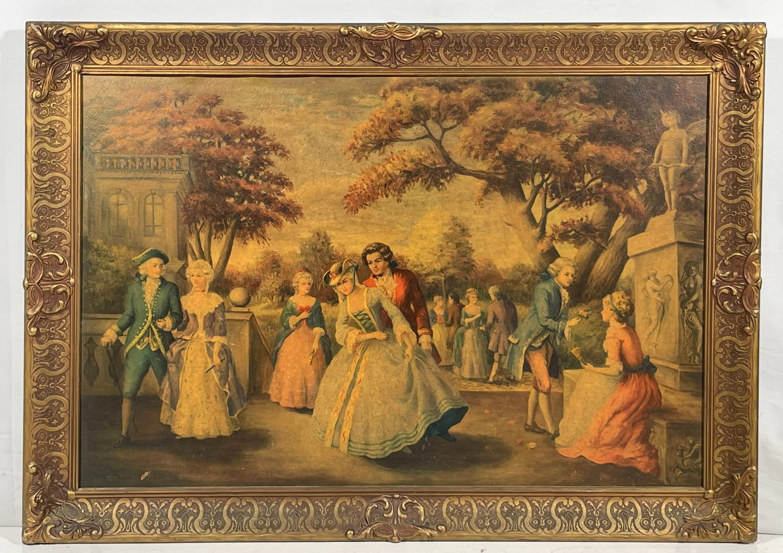 A Print of A Scene of Aristocratic Leisure (1 of 12)
