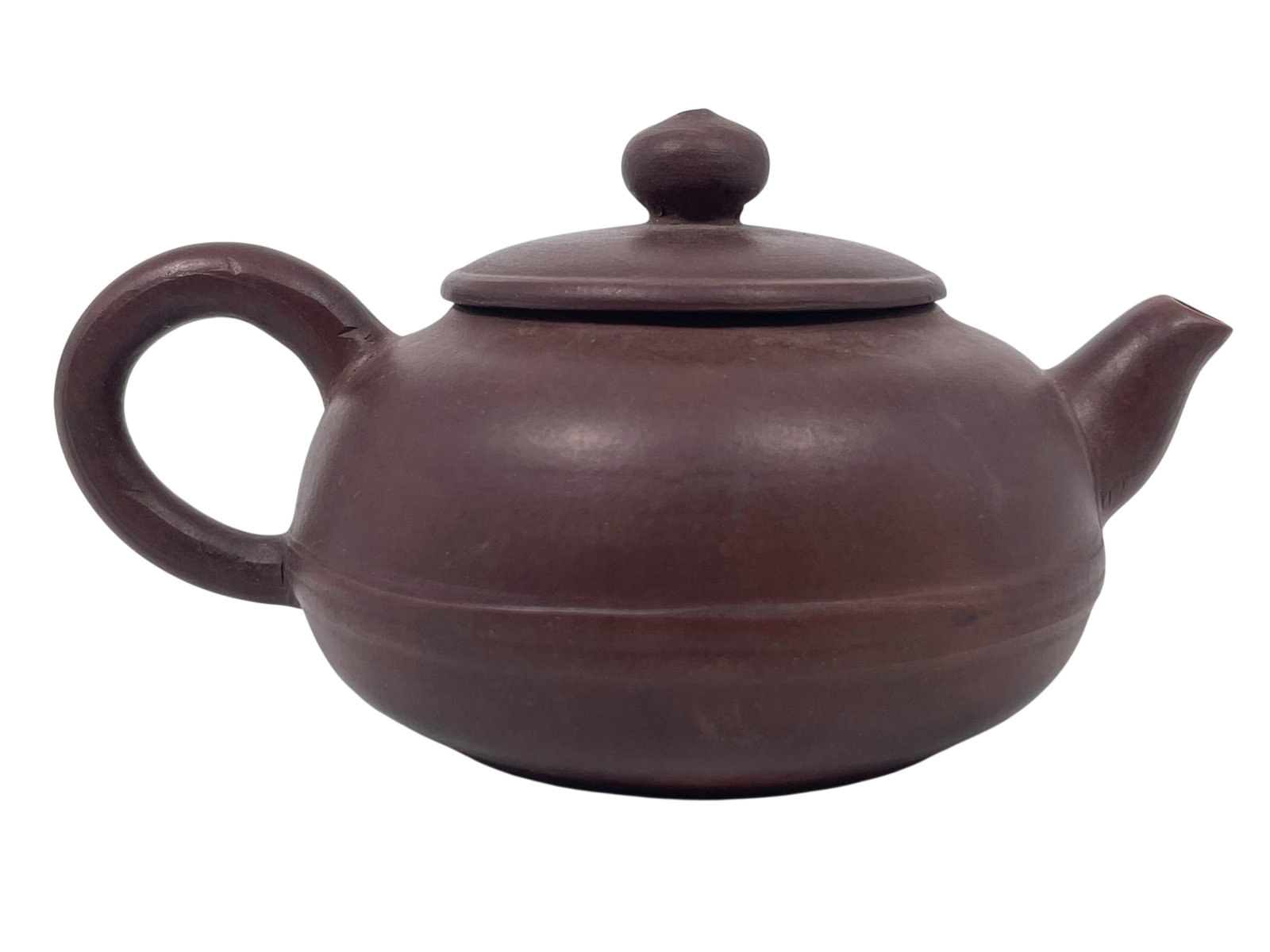A Chinese Yixing Pottery Teapot and Cover, Maker's Mark (1 of 12)