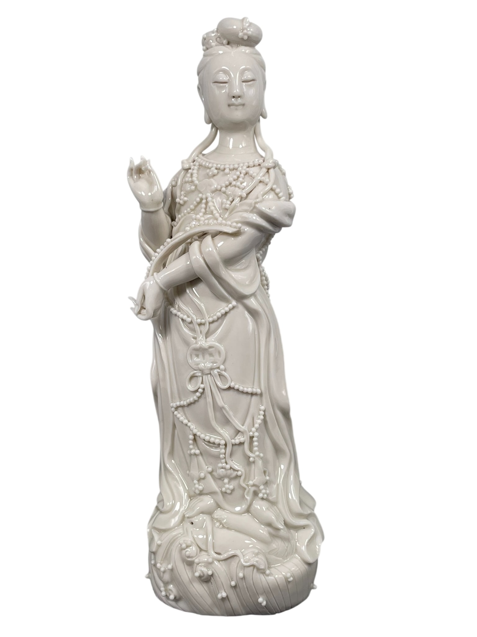 A Chinese Dehua Porcelain Figure of Guanyin (1 of 14)