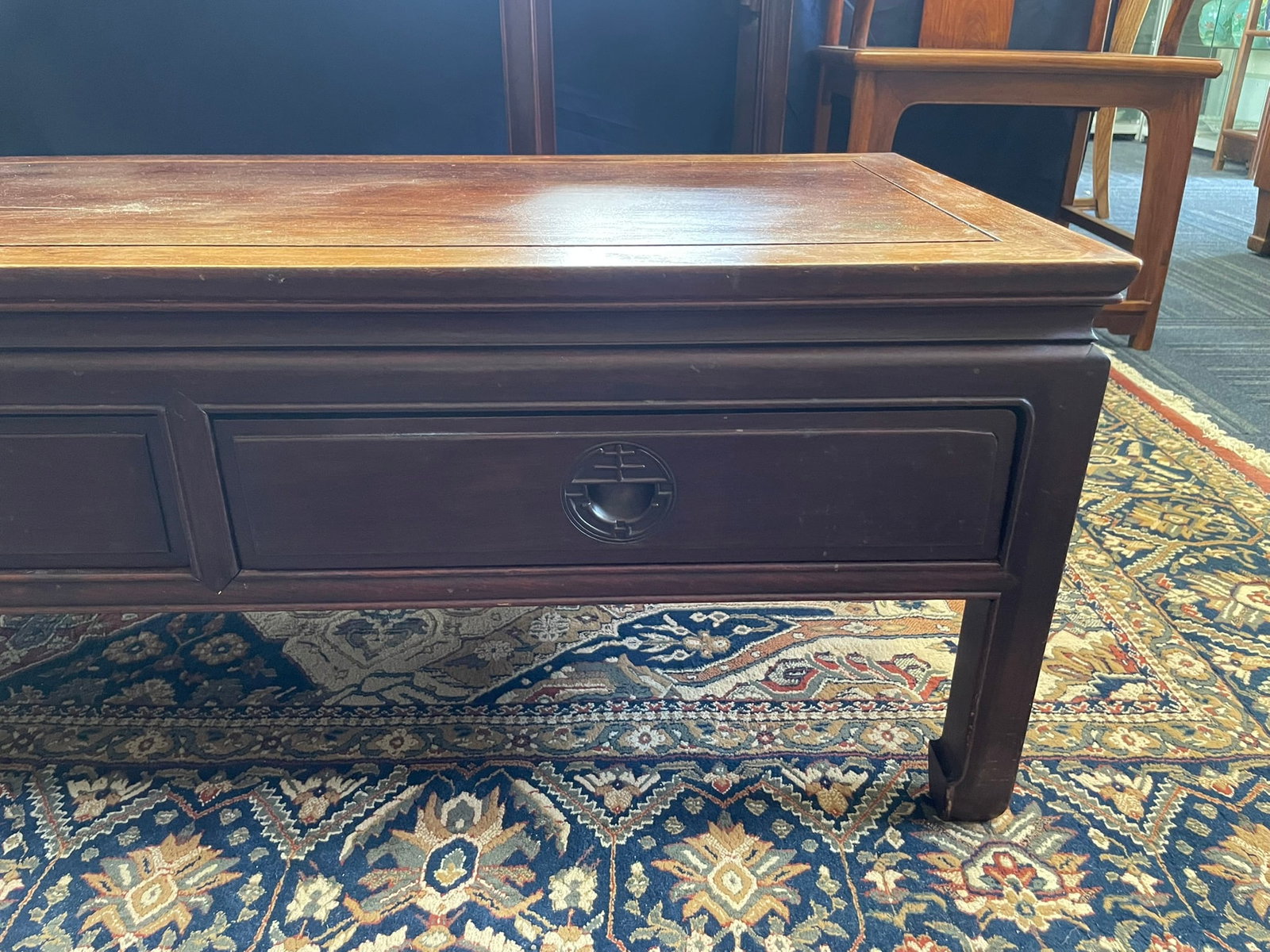 A Chinese Style Rectangular Low Table - 2