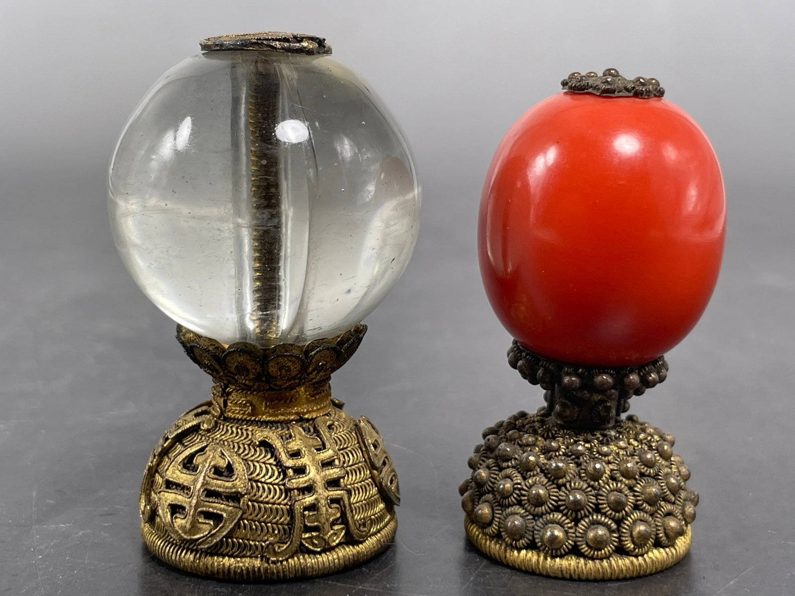 Two Hat Finials - 6