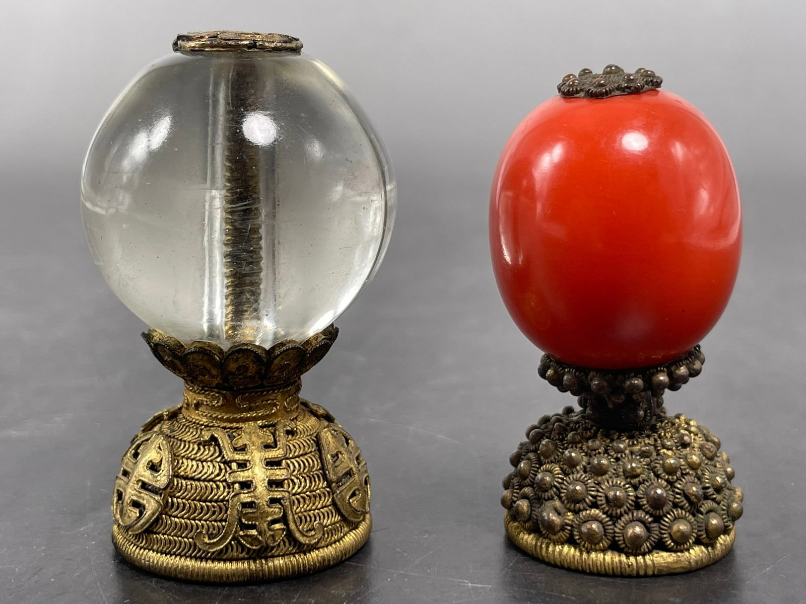 Two Hat Finials - 7