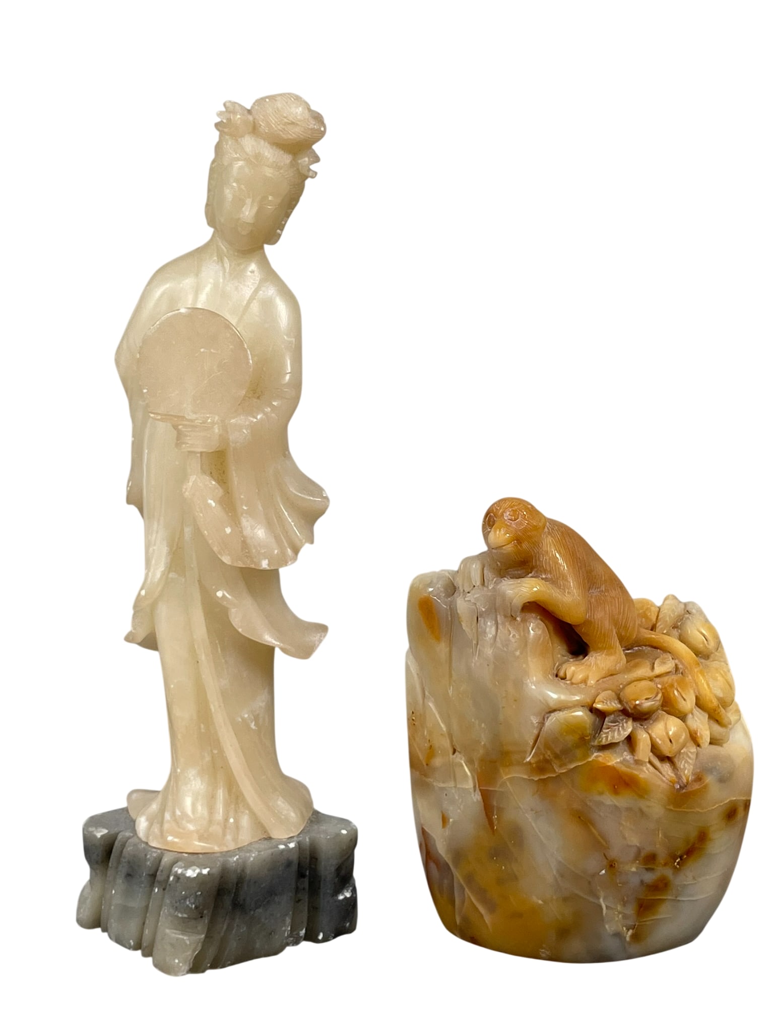Two Chinese Soapstone Carvings (1 of 16)