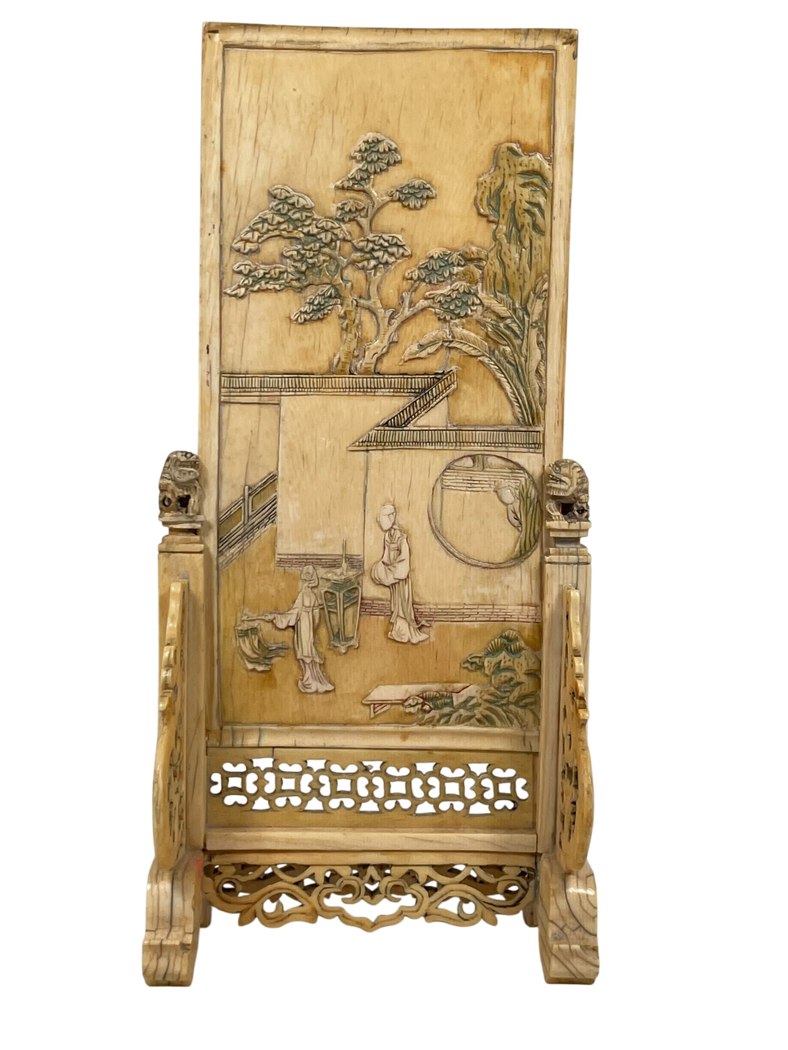 A Chinese Handcrafted Decorative Table Screen (1 of 12)
