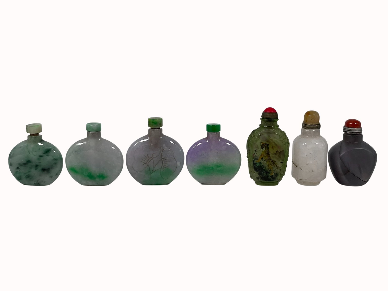 A Group of Seven Chinese Snuff Bottles (1 of 13)