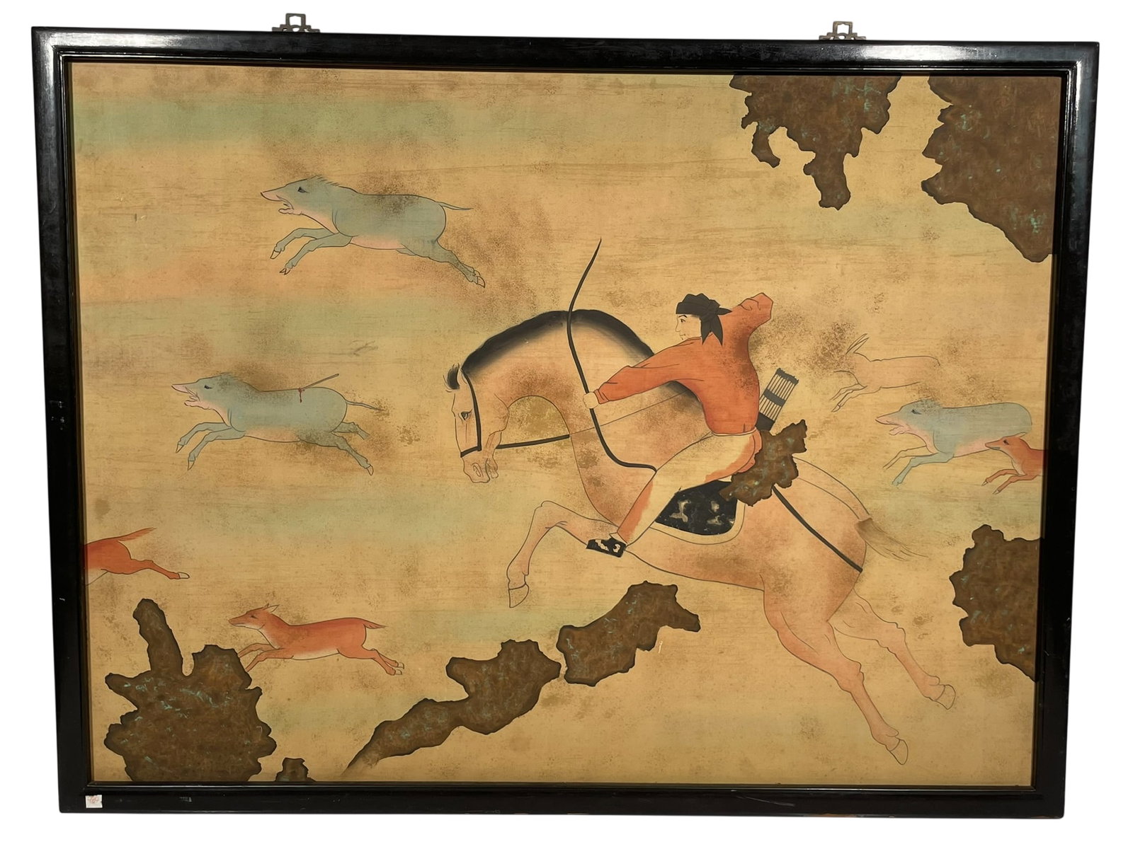 A Chinese Painting of a Hunting Scene (1 of 12)