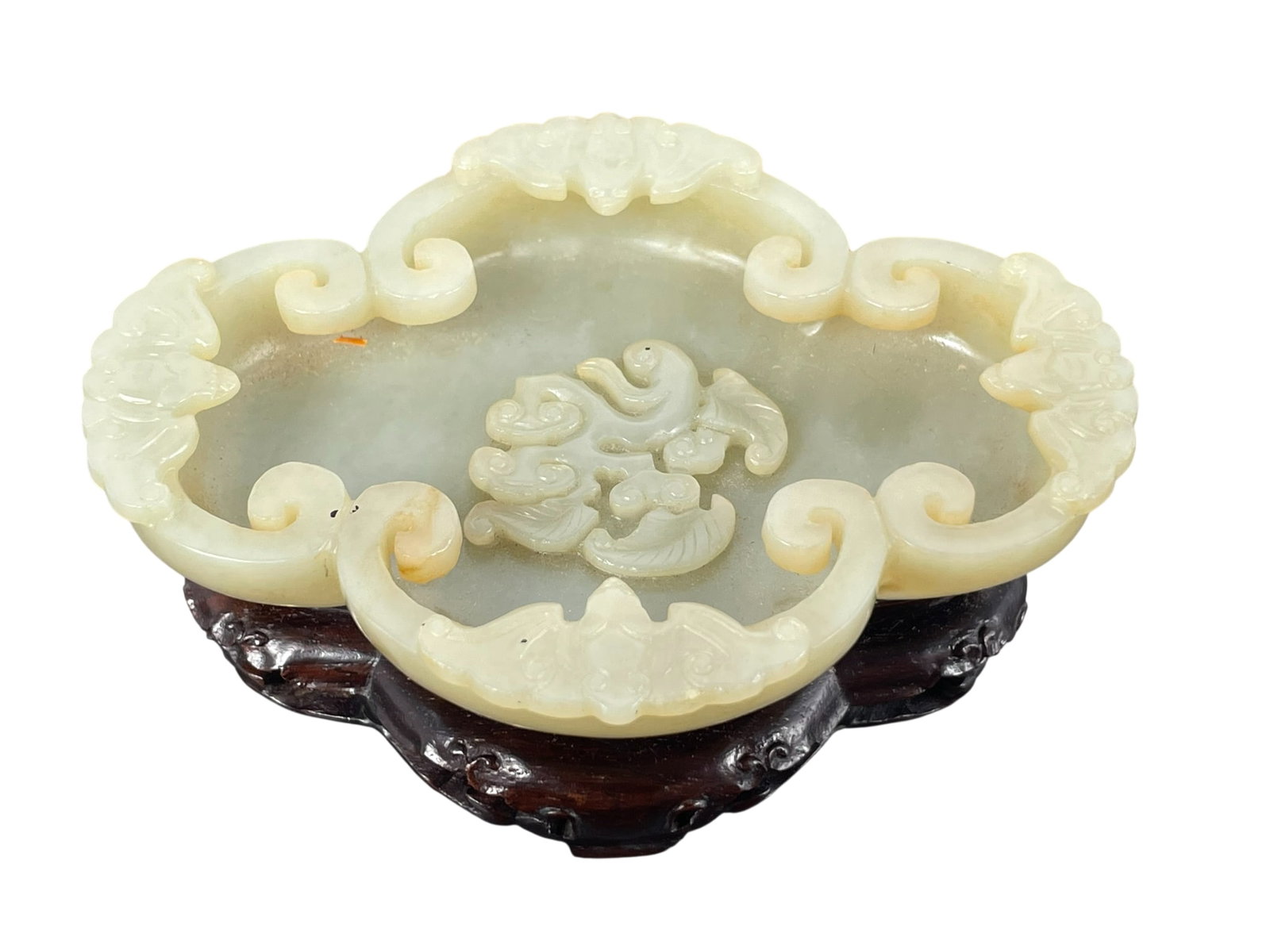 A Chinese Carved Jade Brush Washer (1 of 10)