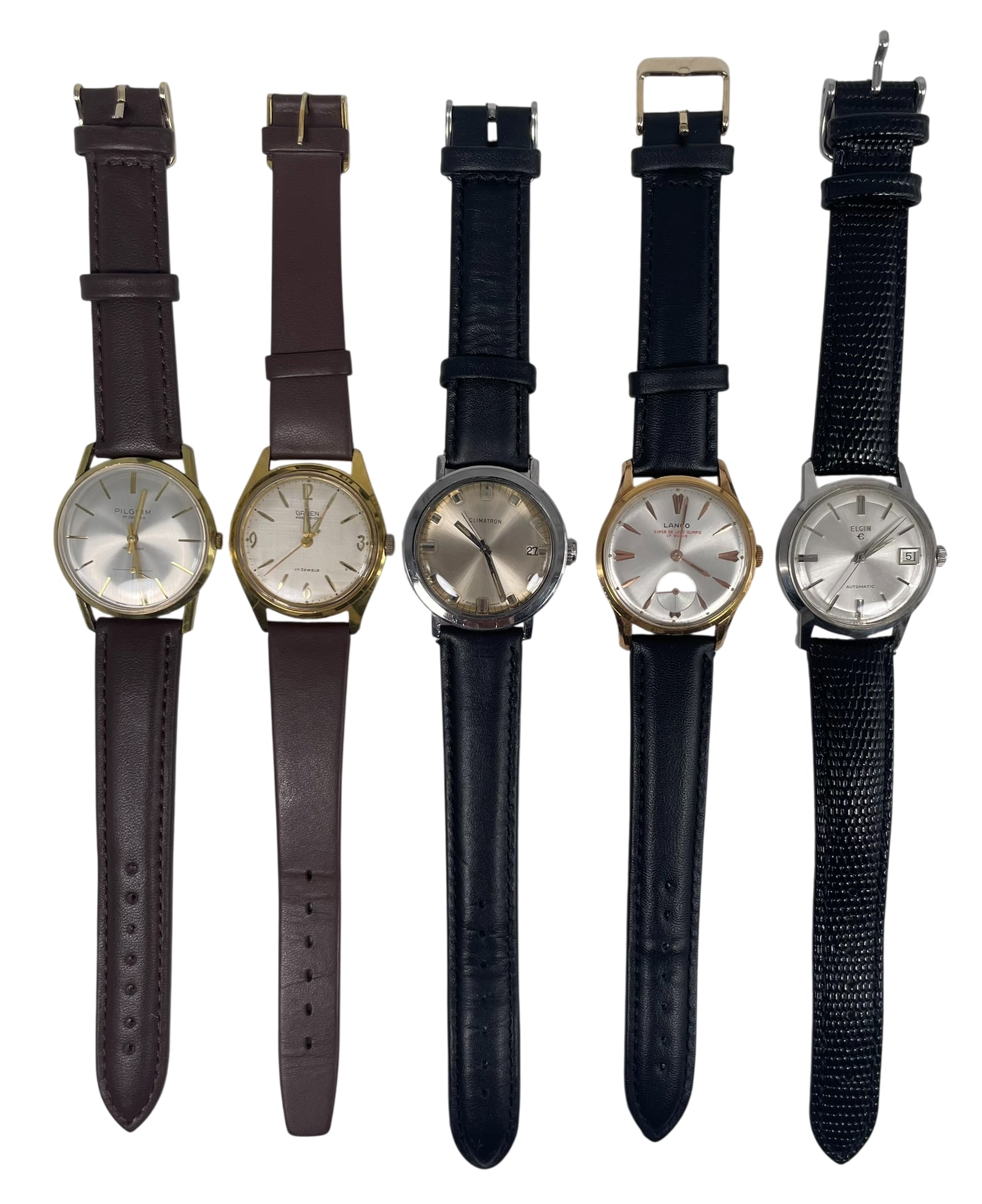 A Group of Five Swiss Mechanical Wristwatches (1 of 11)