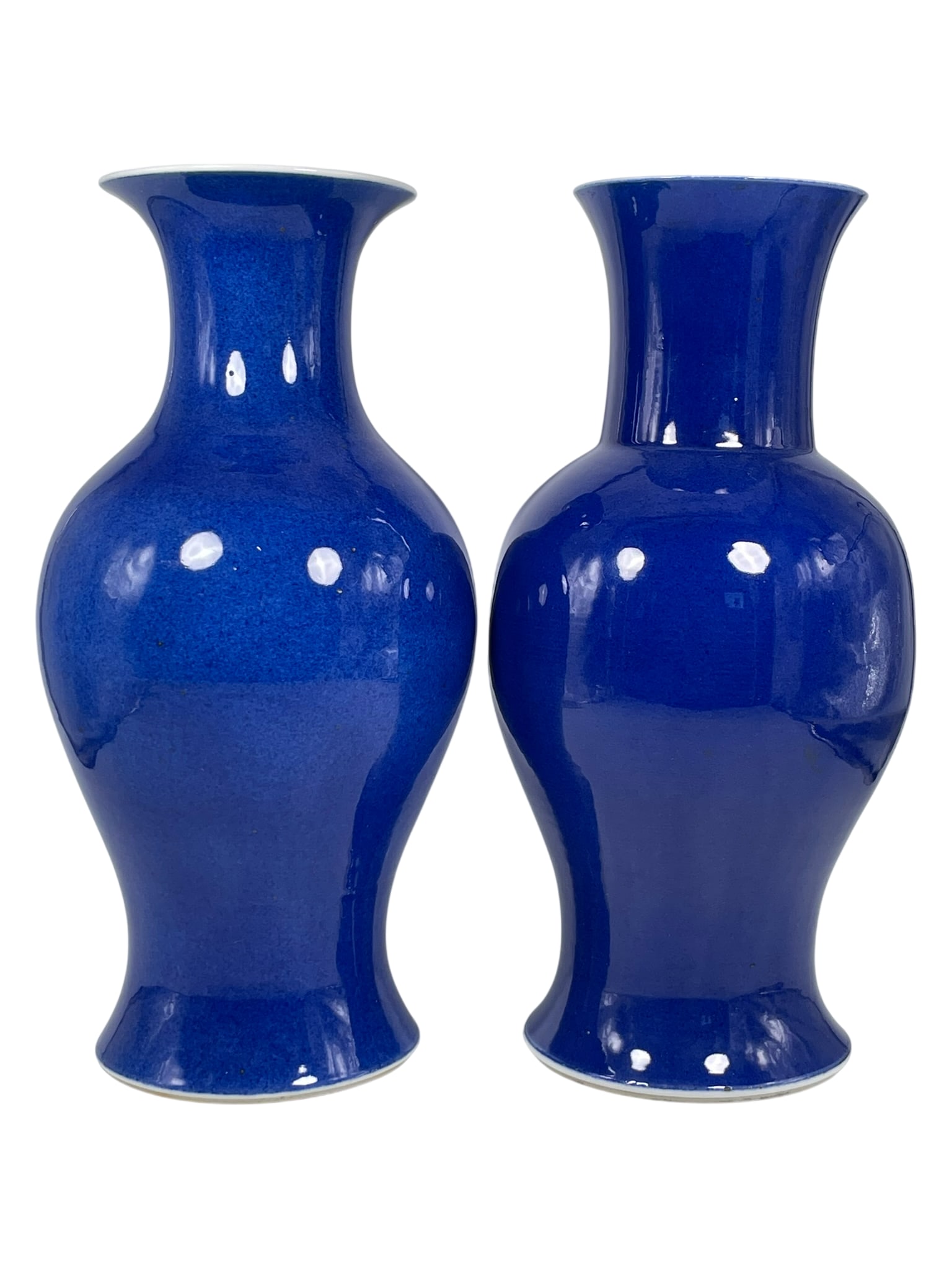 A Pair of Chinese Blue-Glazed Vases (1 of 18)