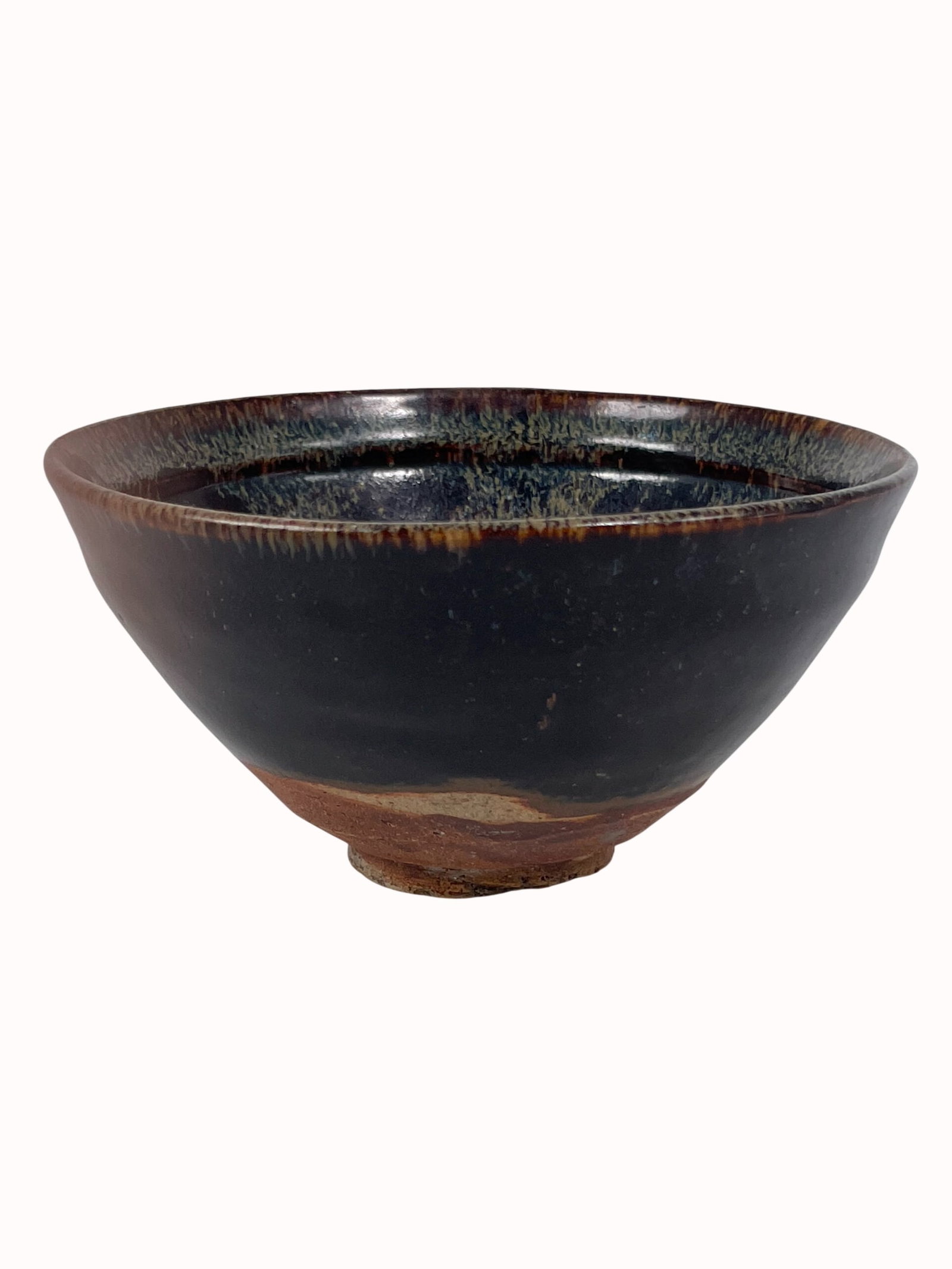 A Chinese Jizhou Paper-Cut Resist-Decorated 'Prunus' Tea Bowl, Southern Song Dynasty (1 of 9)