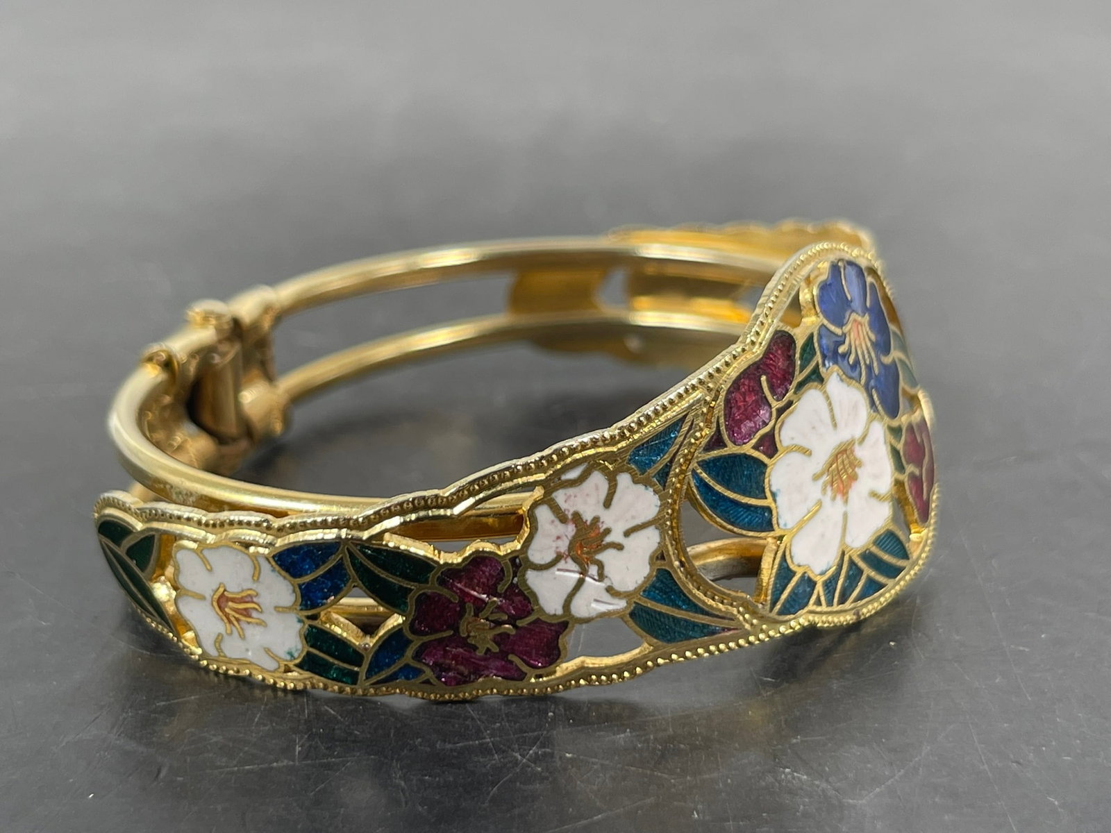 Two Cloisonne Bracelets - 10