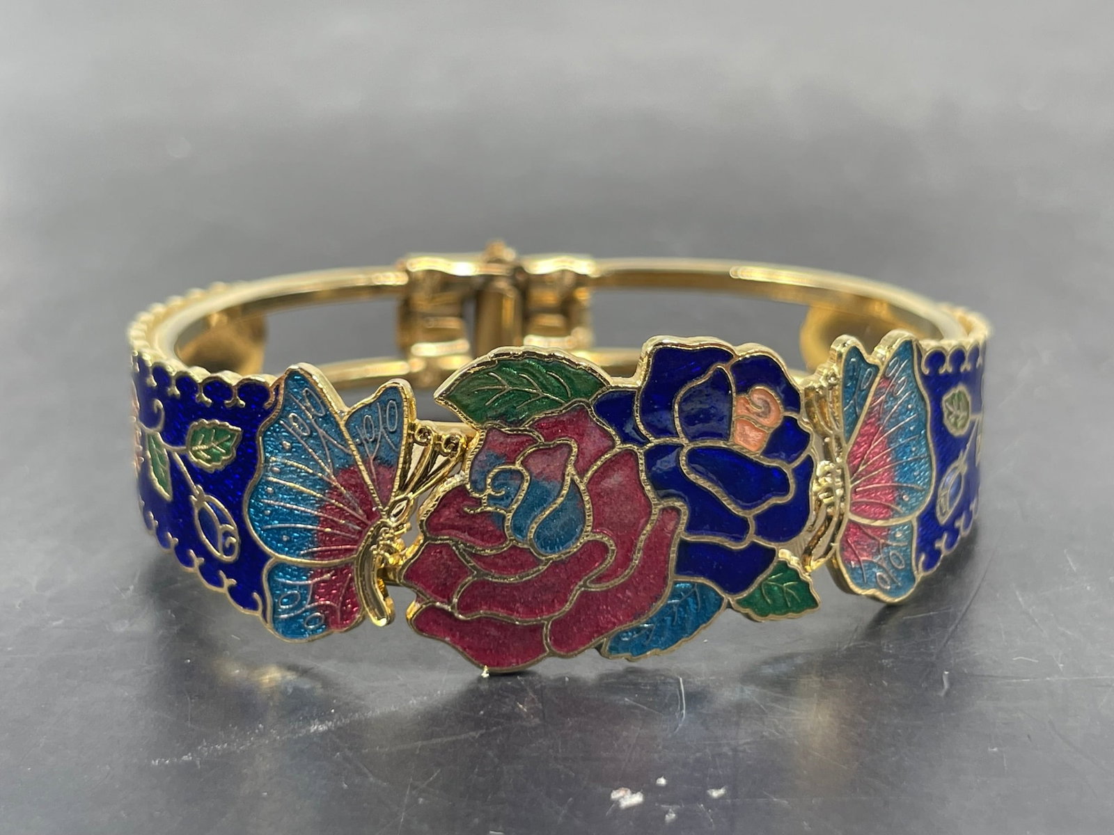 Two Cloisonne Bracelets - 2
