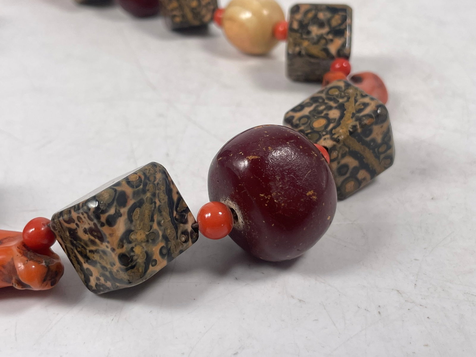 A Large Multi-Gemstone Statement Necklace - 2