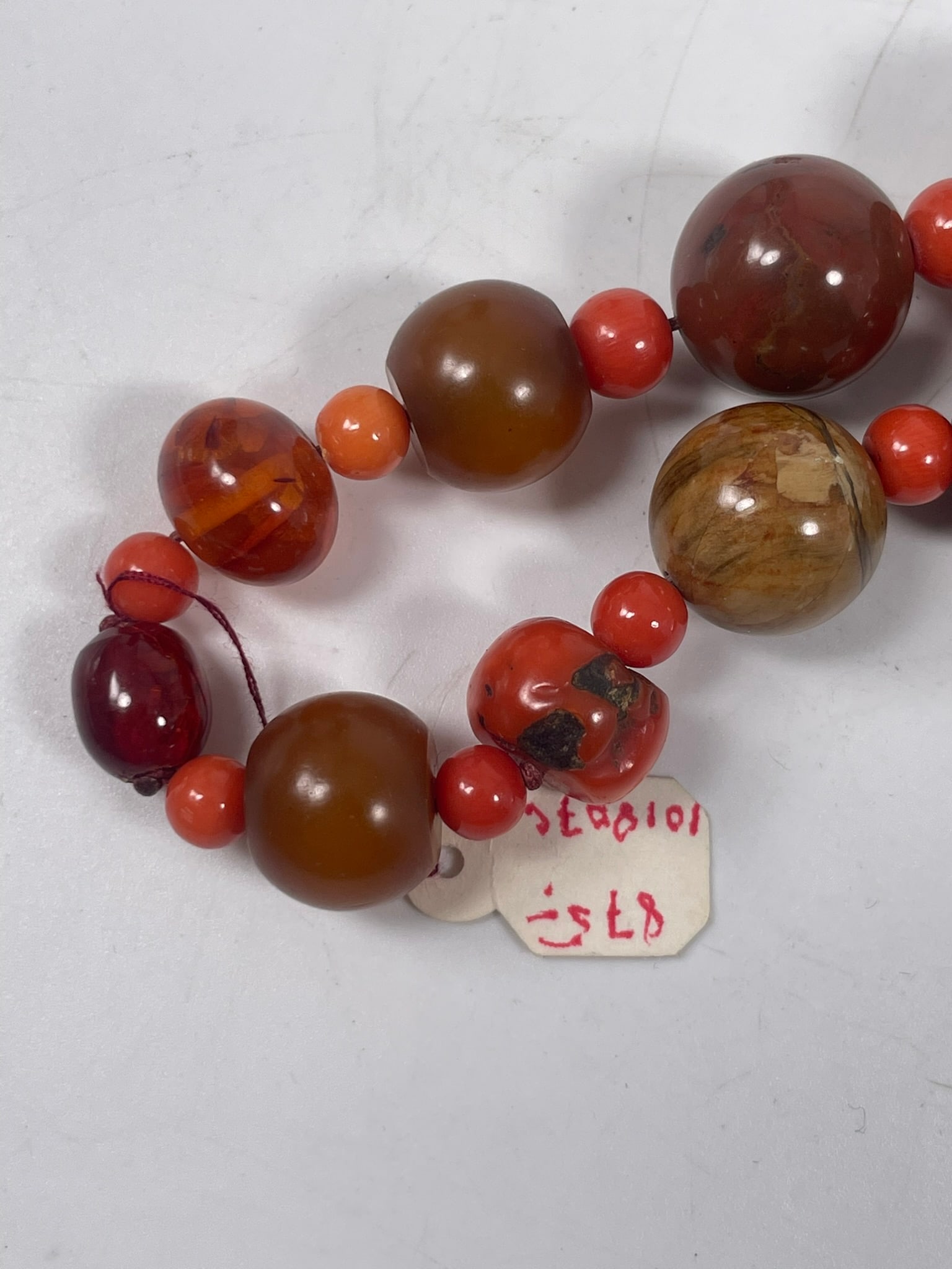 A Large Multi-Gemstone Statement Necklace - 5