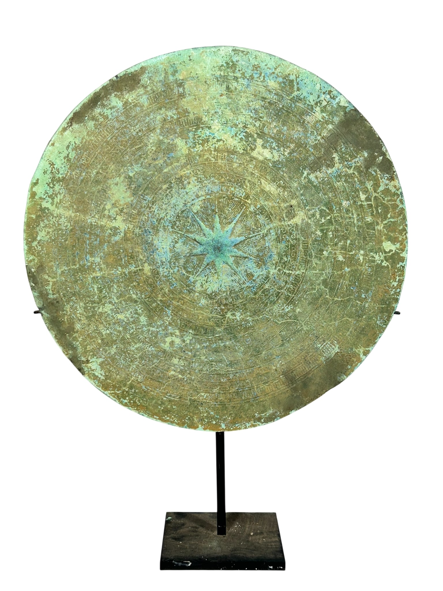 A Vietnamese Large Dong Son Bronze Drum Face (1 of 13)