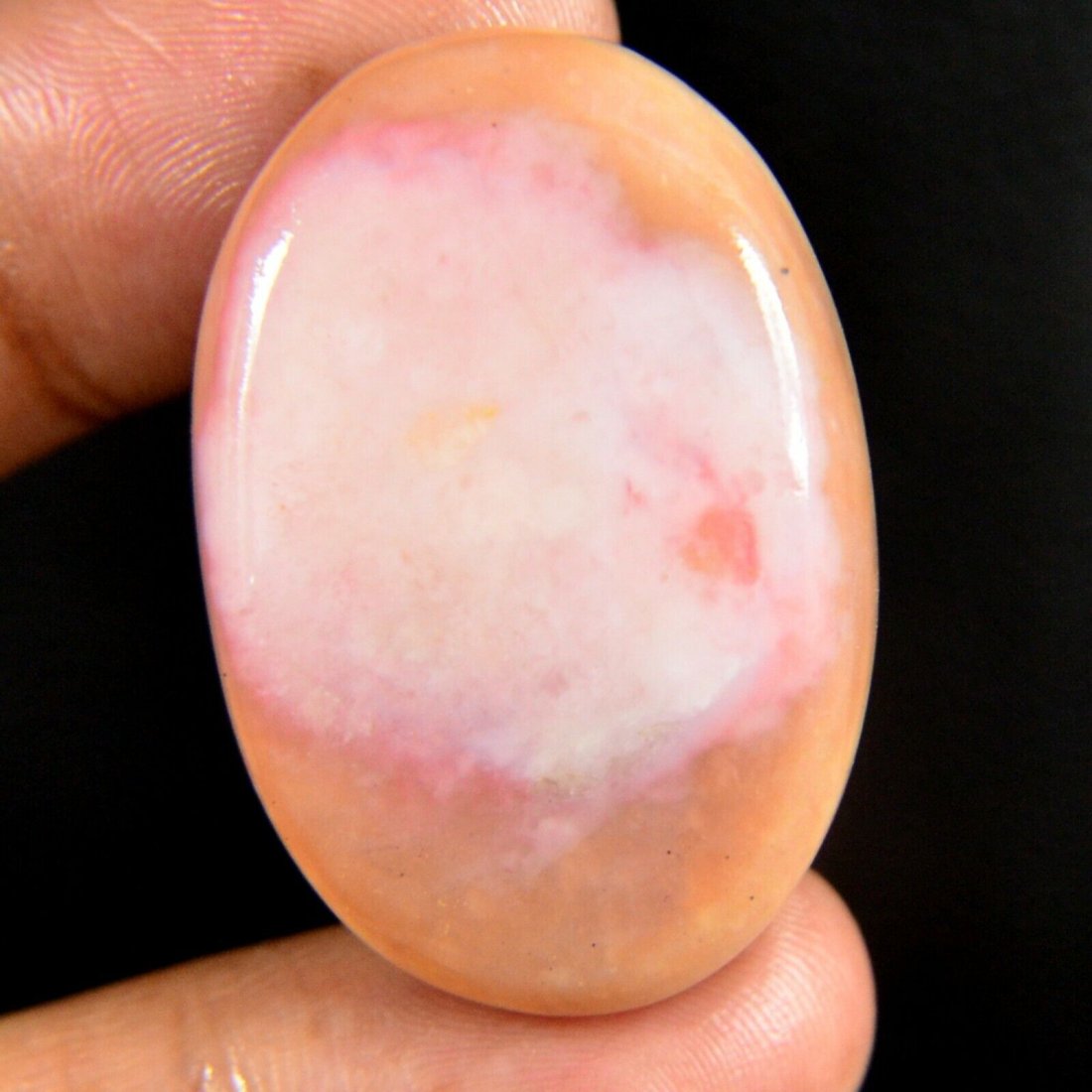 46.20Ct- Natural Pink Opal Cabochon Oval- 36x25x8mm Size Wholesale Price Gemstone (1 of 4)
