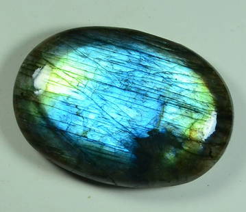 70.10Cts Natural Labradorite Oval Cabochon Semi Precious Loose Gems- 42x30x7mm(NNN-G-12): Item Name:- Labradorite, Item weight in carat:- 70.10, item weight in grams :- ***, item Dimension(Size)in milimeter:- 42 mm, 30 mm, 7 mm, item Dimension(Size)in centmeter:- **, item creation :- Natur