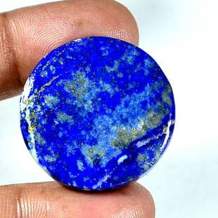 100%Natural Blue Lapis Lazuli Round Cabochon Gemstone 51.00Carat: Item Name:- Lapis Lazuli, Item weight in carat:- 51.00, item weight in grams :- ***, item Dimension(Size)in milimeter:- 30 mm, 30 mm, 6 mm, item Dimension(Size)in centmeter:- **, item creation :- Natu