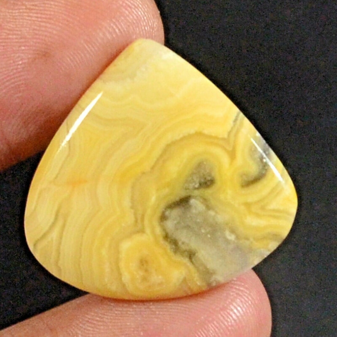 25x26mm- 17.00Cts Natural Australian Crazy Lace Agate, Pear Shape Loose Gems (1 of 3)