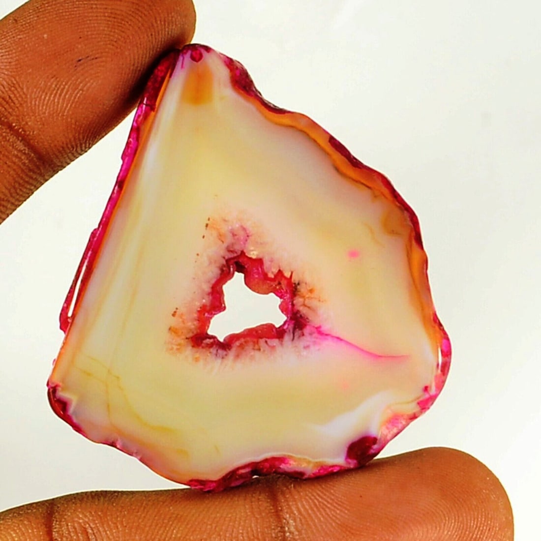 Natural Designer Agate Slice Druzy Cabochon Gemstone 89.30Ct (1 of 4)