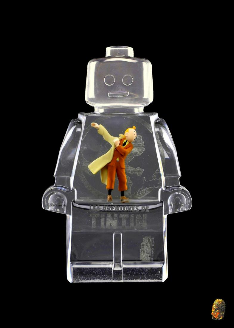Vincent SABATIER - Tintin III, 2022 - GiclÃ©e print signed and numbered: Vincent SABATIERTintin III, 2022GiclÃ©e print signed and numbered by the artist. Random numbering between 1 and 30/30. Fabriano fine art paper 240g Dimensions: 50 x 70cm Limited edition - 30 copies