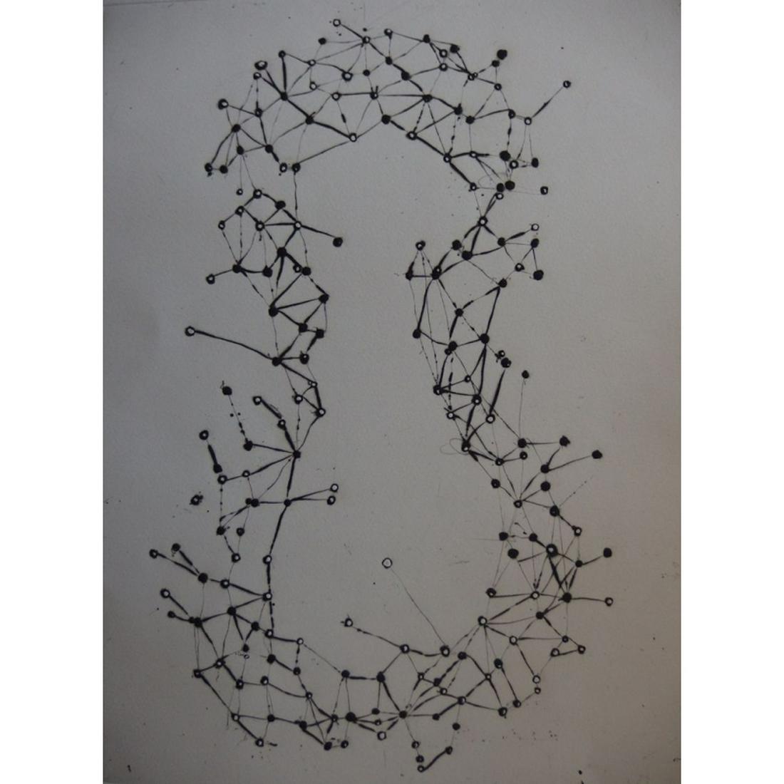 ARMAN "Violoin skeleton" 1979 Original drypoint etching (1 of 3)