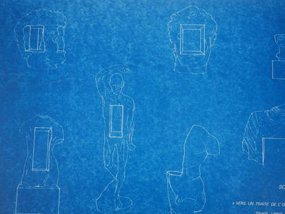Sacha SOSNO: Greco-Roman busts - Original signed screenprint: Sacha SOSNO (1937-2013) Greco-Roman busts Original silkscreen Signed in pencil Numbered /27 HC justified Editor's blind stamp On BFK Rives vellum 75 x 56 cm In excellent condition Height: 56 cm / Widt