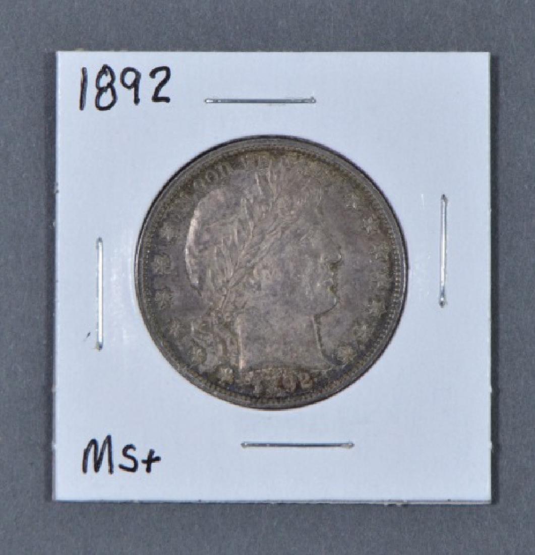 1892 Barber Half Dollar (1 of 2)