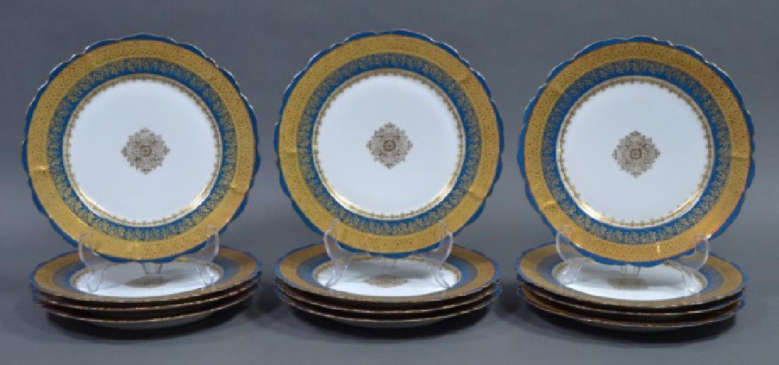 Set of 12 LS&S Limoges Plates (1 of 4)