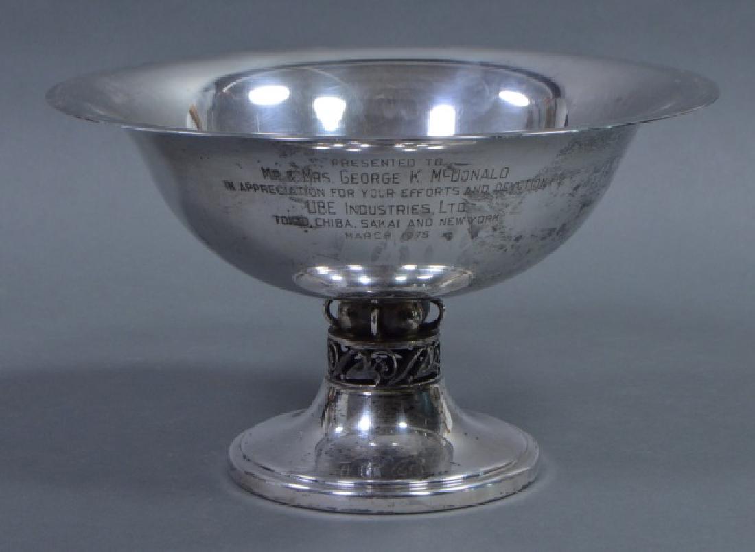 Sterling Silver Pedestal Bowl (1 of 3)