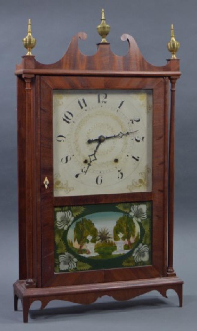 Pillar and Scroll Shelf Clock (1 of 6)