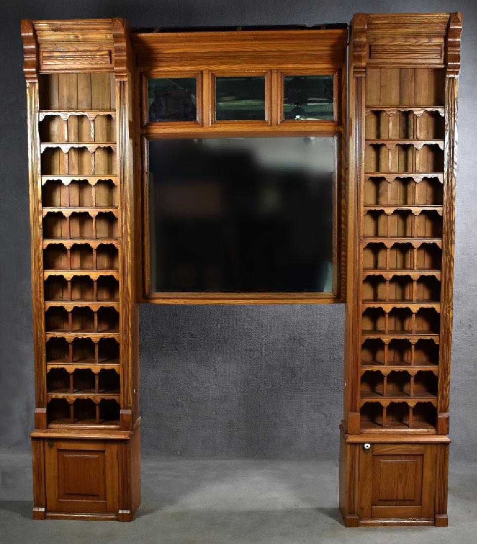 Victorian Oak Barber Cabinet (1 of 8)