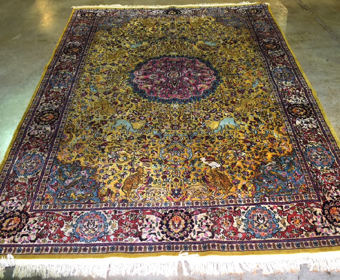 Wool on Cotton Isphahan Oriental Rug (1 of 4)
