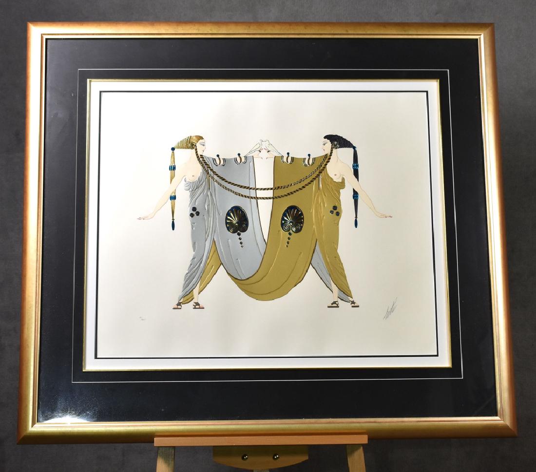 Raised Lithograph of Two Egyptian Ladies (1 of 5)