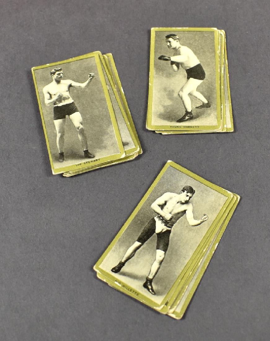 19 Red Sun Puglistic Subjects Cigarette Cards (1 of 3)