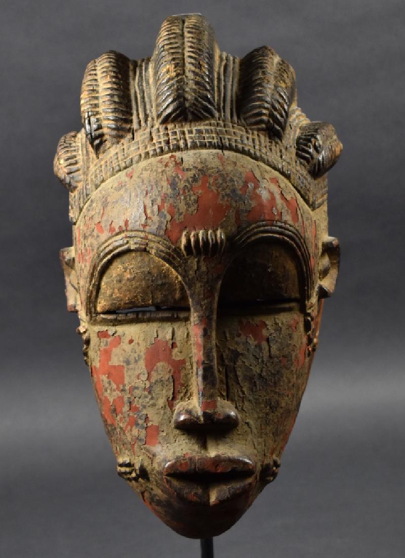 West African Baule Mask on Stand (1 of 4)