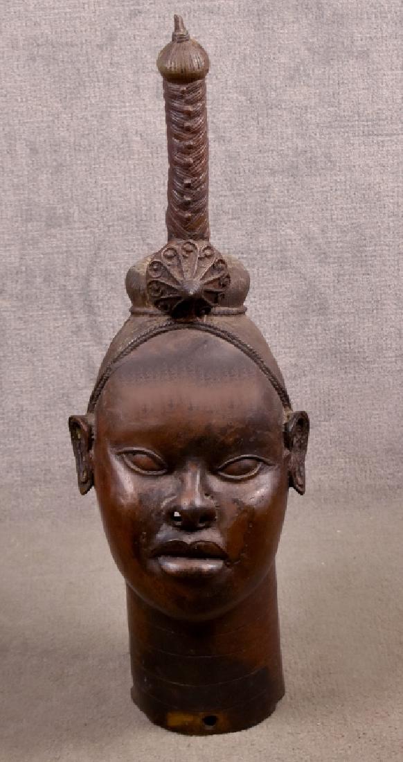 Bronze Benin Oba Figure (1 of 5)