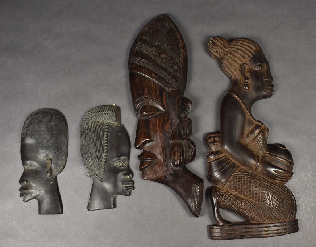 Carved Wood African Wall Decor (1 of 4)