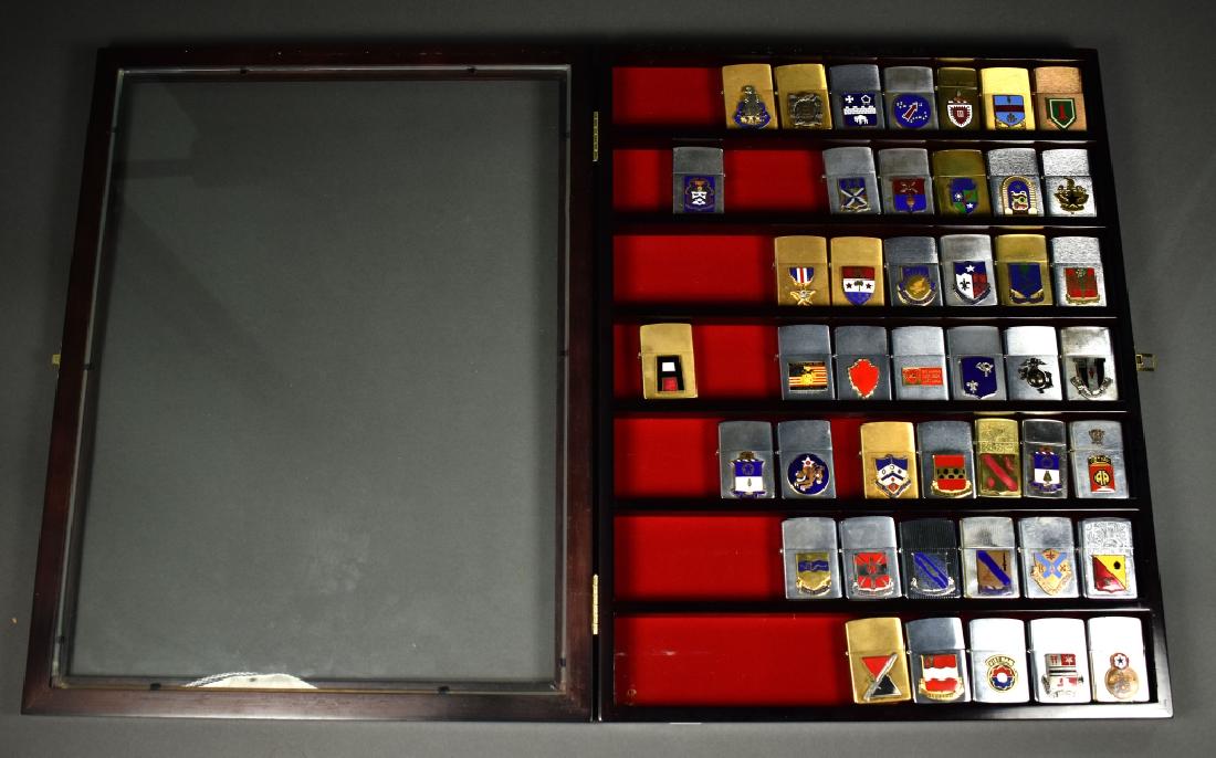 44 Zippo Lighters in Display Case (1 of 5)