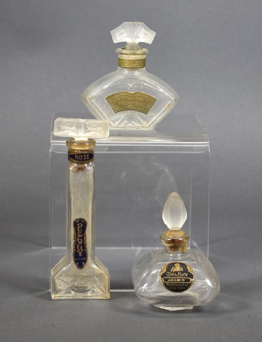 Circa 1920 Perfume Bottles, 3 Total (1 of 4)