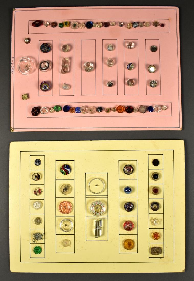 85 Antique Glass Clothing Buttons (1 of 8)