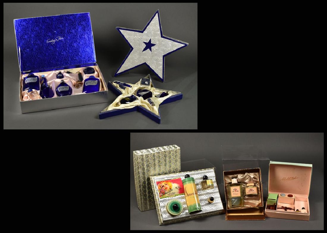Ca. 50's Perfume Vanity Gift Sets Two "Evening in (1 of 9)