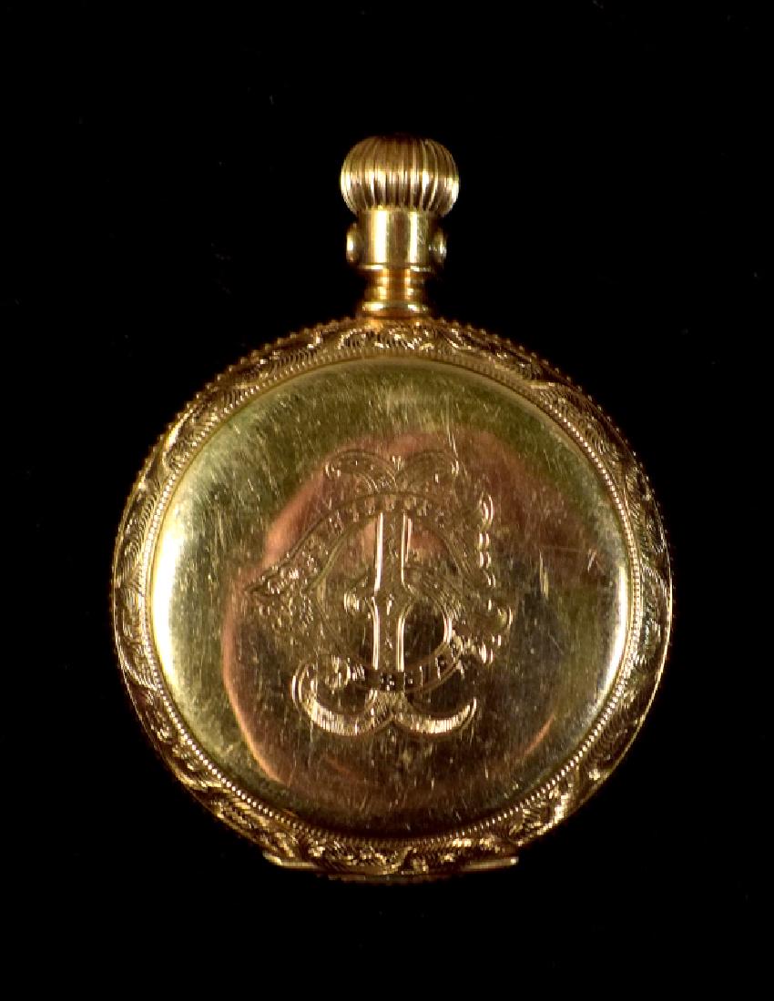 14k Gold P. Brenner Pocket Watch w/ Hunter Case (1 of 3)